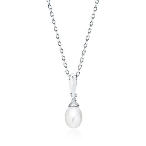 Structured bracelet with pearl and polished disc detail - Dilan Collective