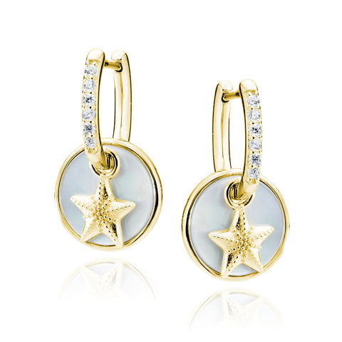 Star necklace with mother of pearl detail - Dilan Collective