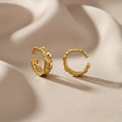 Goud vergulde ear cuff (per stuk)