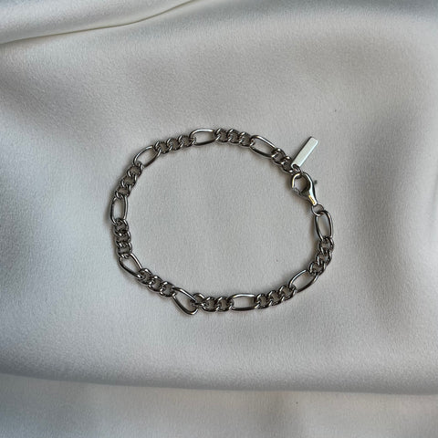 Armband Chunky zilver - Studio Mama