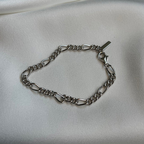 Armband Chunky zilver - Studio Mama